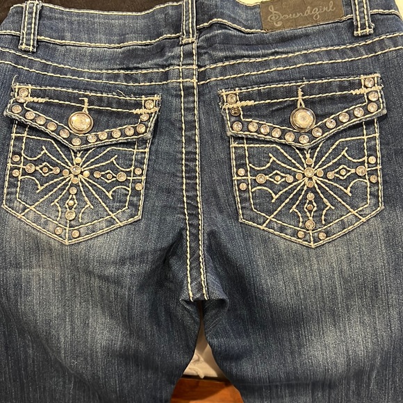 Cowboys, rhinestone western bootcut jeans - Picture 5 of 5